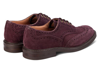 Bourton Country Shoe - Blackberry Eco Buck - R E Tricker Ltd