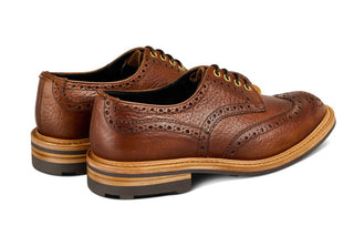 Bourton Country Shoe - Brown Buffalo (Tricker's Exclusive) - R E Tricker Ltd