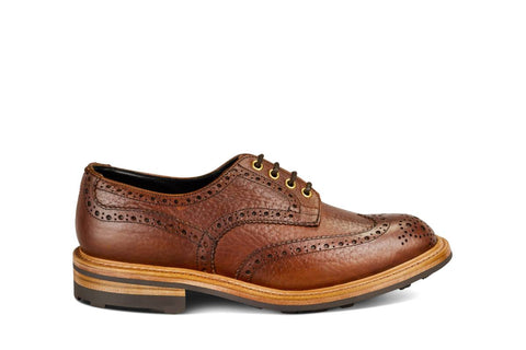 Bourton Country Shoe - Brown Buffalo (Tricker's Exclusive), view 1