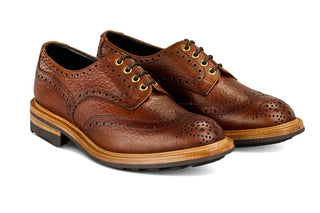 Bourton Country Shoe - Brown Buffalo (Tricker's Exclusive) - R E Tricker Ltd