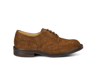 Bourton Country Shoe - Brown Rough Out Suede - R E Tricker Ltd