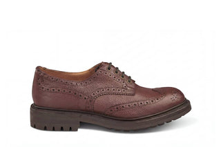 BOURTON COUNTRY SHOE - BROWN ZUG GRAIN (6 Fitting) - R E Tricker Ltd