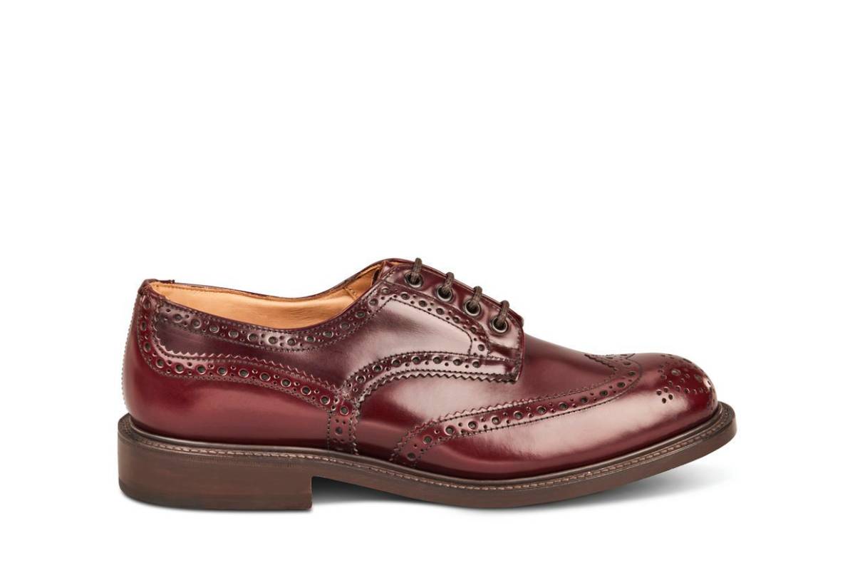 Bourton Country Shoe Burgundy Bookbinder – R E Tricker Ltd
