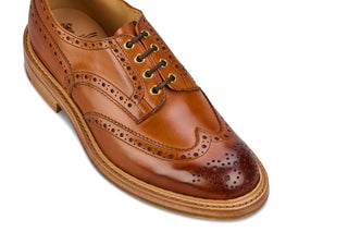 Tricker's Men's Trickers Bourton Derby Brogue in Caramel Kudu Tricker's Tricker's Men's Trickers Bourton Derby Brogue in Caramel Kudu Tricker's