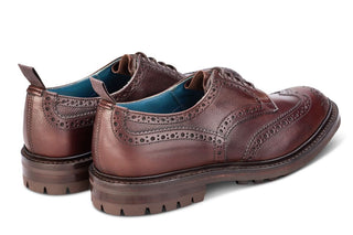 Bourton Country Shoe - Espresso Scotch Grain - R E Tricker Ltd