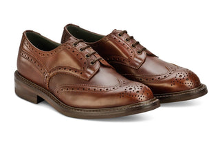 Bourton Country Shoe - Naster Brown - R E Tricker Ltd