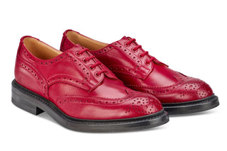 Bourton Country Shoe - Red Funchal - R E Tricker Ltd