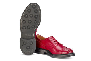 Bourton Country Shoe - Red Funchal - R E Tricker Ltd