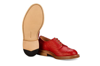 Bourton Country Shoe - Red Scotch Grain - R E Tricker Ltd
