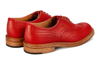 Bourton Country Shoe - Red Scotch Grain - R E Tricker Ltd