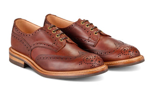 Bourton Country Shoe - Whisky Pampus - R E Tricker Ltd