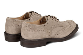 Bourton Country Shoe - Zonta Caribou Castorino Suede - R E Tricker Ltd
