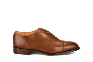 Boxgrove Oxford City Shoe - Coffee Burnished - R E Tricker Ltd