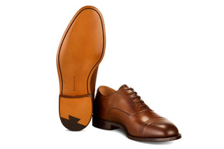 Boxgrove Oxford City Shoe - Coffee Burnished - R E Tricker Ltd