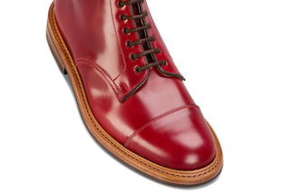 Brett ToeCap Boot - Red Cordovan - R E Tricker Ltd