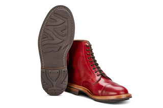 Brett ToeCap Boot - Red Cordovan - R E Tricker Ltd