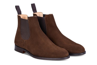 Brighton Chelsea Boot - Chocolate Repello Suede - R E Tricker Ltd