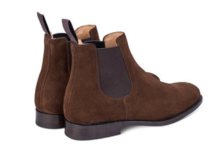 Brighton Chelsea Boot - Chocolate Repello Suede - R E Tricker Ltd