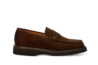 Chicago Penny Loafer - Chocolate Repello - R E Tricker Ltd