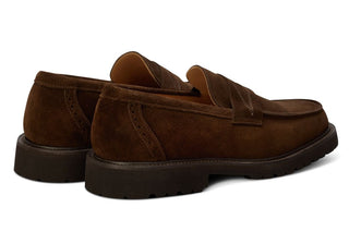 Chicago Penny Loafer - Chocolate Repello - R E Tricker Ltd