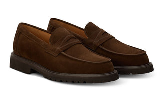 Chicago Penny Loafer - Chocolate Repello - R E Tricker Ltd