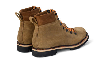 Corbett Walking Boot - Peanut Reverse Suede - R E Tricker Ltd