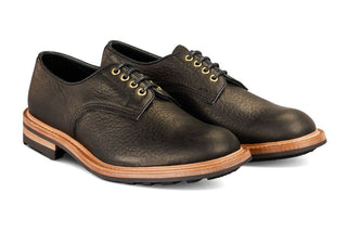 Daniel Tramping Shoe - Black Buffalo (Tricker's Excluisve) - R E Tricker Ltd