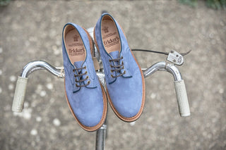 Daniel Tramping Shoe - Denim Hydro Nubuck - R E Tricker Ltd