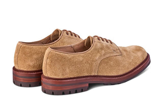 Daniel Tramping Shoe - Tan Hairy Suede - R E Tricker Ltd