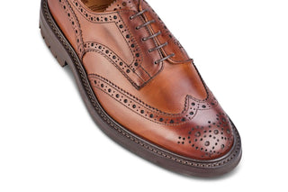 Durham Country Brogue - Chestnut Burnished - R E Tricker Ltd