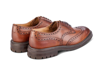 Durham Country Brogue - Chestnut Burnished - R E Tricker Ltd