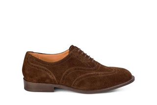 Epsom JS9524 Brogue Oxford City Shoe Chocolate (Multiple Width
