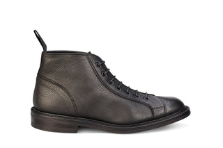 Ethan Monkey Boot - Black Olivvia Scotch Grain - R E Tricker Ltd