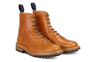 Grassmere Country Boot - Natural Horween (Tricker's Exclusive) 6 Fitting - R E Tricker Ltd
