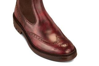 Henry Country Dealer Boot - Burgundy Museum - R E Tricker Ltd