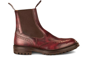 Henry Country Dealer Boot - Burgundy Museum - R E Tricker Ltd