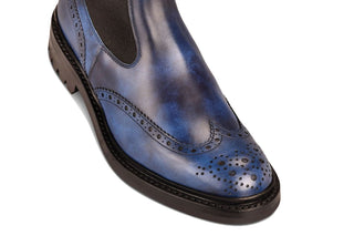 Henry Country Dealer Boot - Navy Museum - R E Tricker Ltd