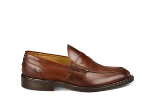 James Penny Loafer - Burgundy Burnished - R E Tricker Ltd