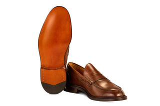 James Penny Loafer - Coffee Burnished - R E Tricker Ltd