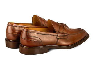 James Penny Loafer - Coffee Burnished - R E Tricker Ltd