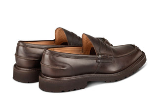 James Penny Loafer - Espresso Burnished - R E Tricker Ltd