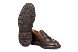James Penny Loafer - Espresso Burnished - R E Tricker Ltd
