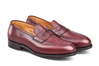 Jermyn Street Penny Loafer - Burgundy - R E Tricker Ltd