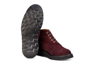 Jimmy Country Boot - Barolo Castorino Suede - R E Tricker Ltd