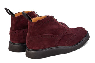 Jimmy Country Boot - Barolo Castorino Suede - R E Tricker Ltd