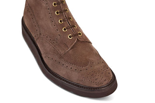 Jimmy Country Boot - Cafe Olivvia Nubuck - R E Tricker Ltd