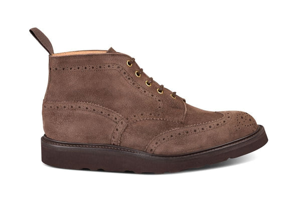 Jimmy Country Boot - Navy Olivvia Nubuck | Tricker's – R E Tricker Ltd