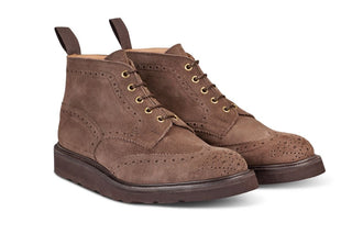 Jimmy Country Boot - Cafe Olivvia Nubuck - R E Tricker Ltd