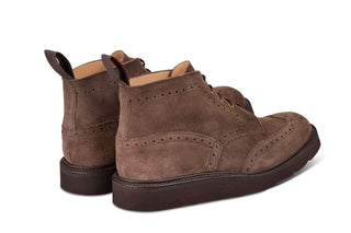 Jimmy Country Boot - Cafe Olivvia Nubuck - R E Tricker Ltd