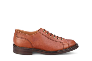 Josh Monkey Shoe - Tan Olivvia Scotch Grain - R E Tricker Ltd